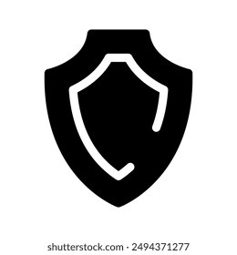 Shield Icon Vector Symbol Design Illustration