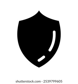 Ilustración de diseño de símbolo de Vector de icono de escudo