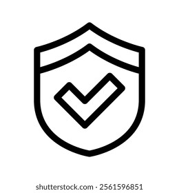 Shield Icon Vector Symbol Design Illustration