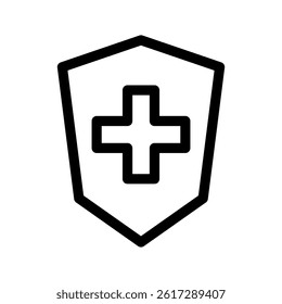 Shield Icon Vector Symbol Design Illustration