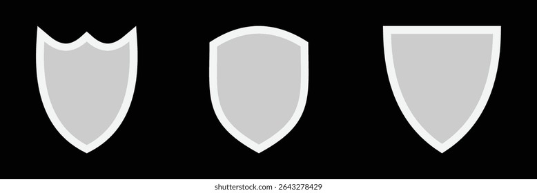 Shield Icon Vector Symbol Design Illustration