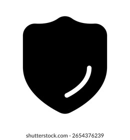 Ilustração de design de símbolo de vetor de ícone de escudo