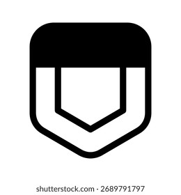 Shield Icon Vector Symbol Design Illustration