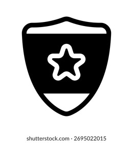 Shield Icon Vector Symbol Design Illustration