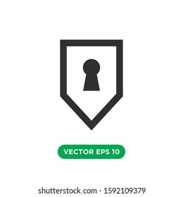 shield icon vector template design concept