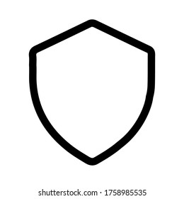 shield icon vector template isolated. logo design, flat syle color editable vector illustration on blank background