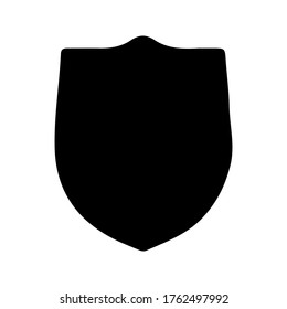 shield icon vector template isolated. logo design, flat syle color editable vector illustration on blank background