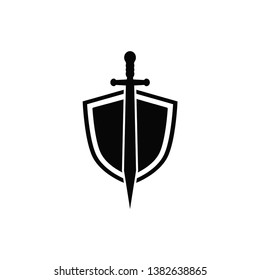 shield icon vector trendy flat style