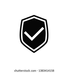 shield icon vector trendy style 