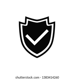 shield icon vector trendy style 