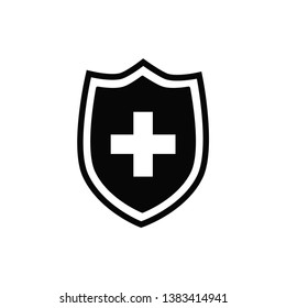 shield icon vector  trendy style collection