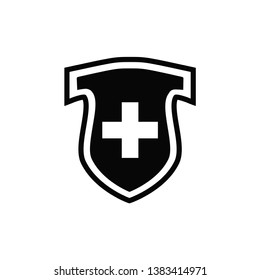 shield icon vector  trendy style collection