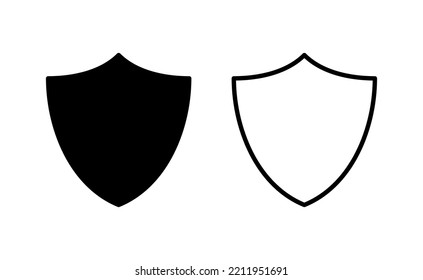 Shield icon vector for web and mobile app. Protection icon. Security sign and symbol