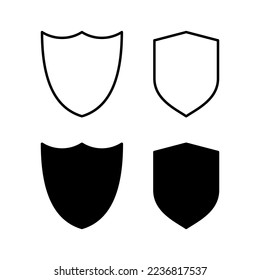 Shield icon vector for web and mobile app. Protection icon. Security sign and symbol