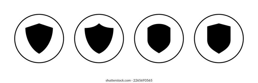 Shield icon vector for web and mobile app. Protection icon. Security sign and symbol