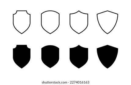 Shield icon vector for web and mobile app. Protection icon. Security sign and symbol