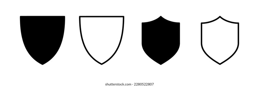 Shield icon vector for web and mobile app. Protection icon. Security sign and symbol