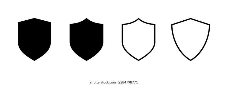 Shield icon vector for web and mobile app. Protection icon. Security sign and symbol