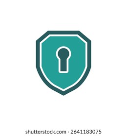 shield icon. vector.Editable stroke.linear style sign for use web design,logo.Symbol illustration.