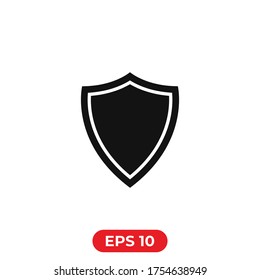Shield icon vector.Security shield symbol.Guard sign