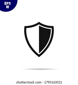Shield icon vector.Security shield symbol.Guard sign