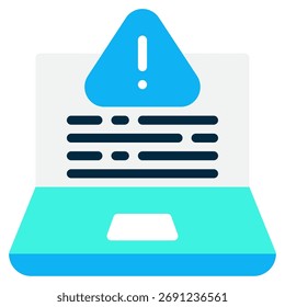 Ícone de escudo com um símbolo de aviso e linhas digitais.