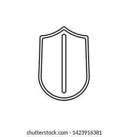 Shield icon. Web antivirus sign