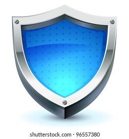 shield icon as web antivirus symbol