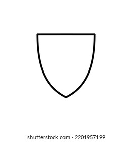 Shield icon for web and mobile app. Protection icon. Security sign and symbol