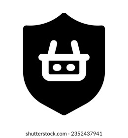 shield icon for your website, mobile, presentation, and logo design.