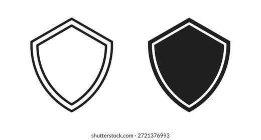 Shield icons sign vectors. suitable for web, app, infographic, etc