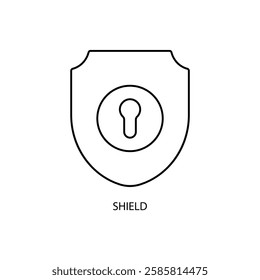 shield icons  symbol vector elements for infographic web