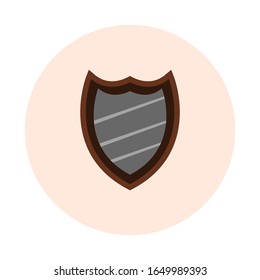 Shield illustration vector as clip art.
