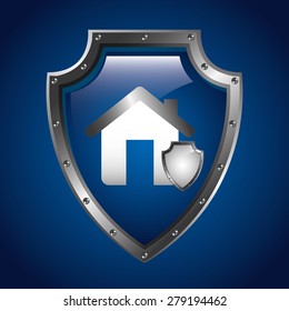 shield insurance design, vector illustration eps10 graphic 