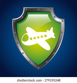 shield insurance design, vector illustration eps10 graphic 