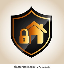 shield insurance design, vector illustration eps10 graphic 