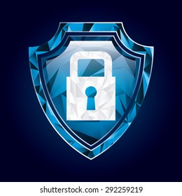 shield insurance design, vector illustration eps10 graphic 