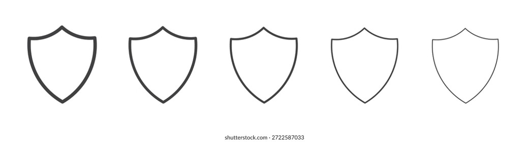Diseño de ícono de interrogación de escudo, logotipo, App, interfaz de usuario. Ilustración vectorial, EPS