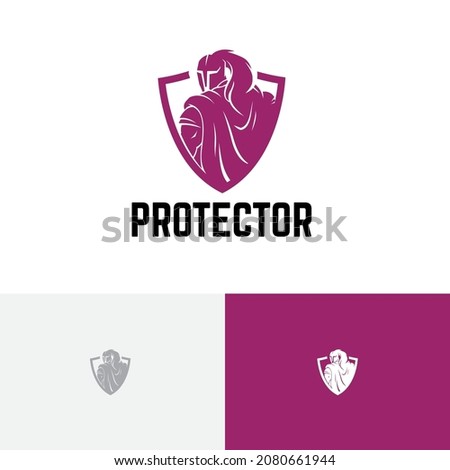 Shield Knight Protector Soldier Warrior Armour Emblem Logo