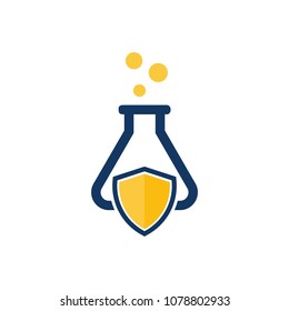Shield Lab Logo Icon Design