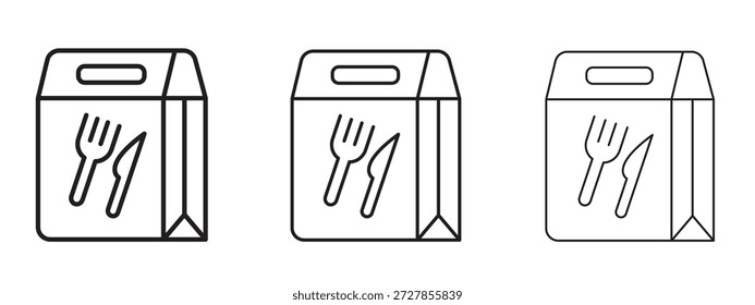 Schild mit Blättern Symbol Vektor Logo Design Template. Bearbeitbare Strichgrafiken.