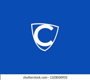 Shield Letter C Logo Design