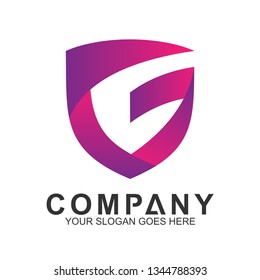 Shield Letter G Logo, Protection And Care Logo, Guardian Symbol