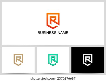 Diseño inicial del logotipo Escudo con carta interior