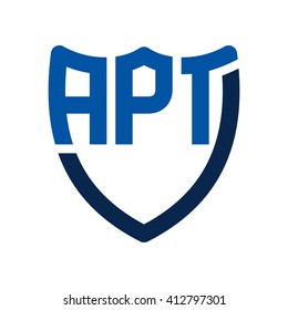 shield and letter logo vector.