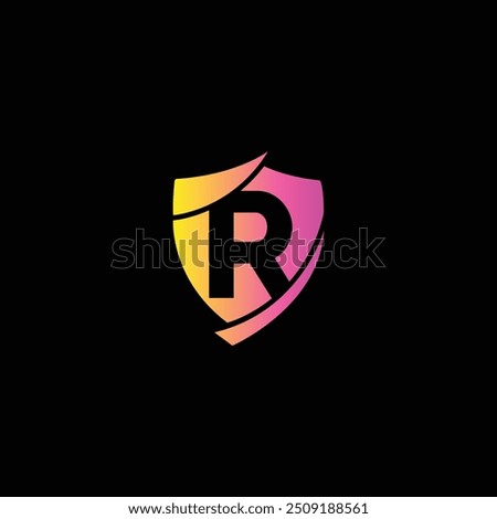 Shield With the Letter R