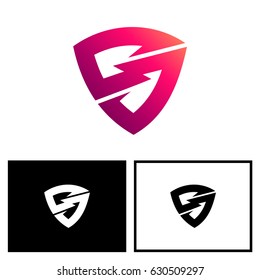 Shield Letter S