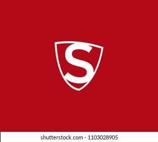 Shield Letter S Logo Design