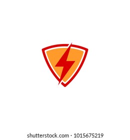 Shield lightning Logo