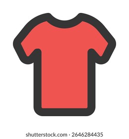 Kleurenpictogram van afschermingslijn bewerkbare vektor